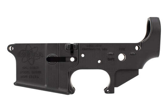 Mega Arms AR15 stripped lower receiver is machined to Mil-Spec dimensions